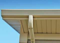 Seamless Gutter System and Downspout
